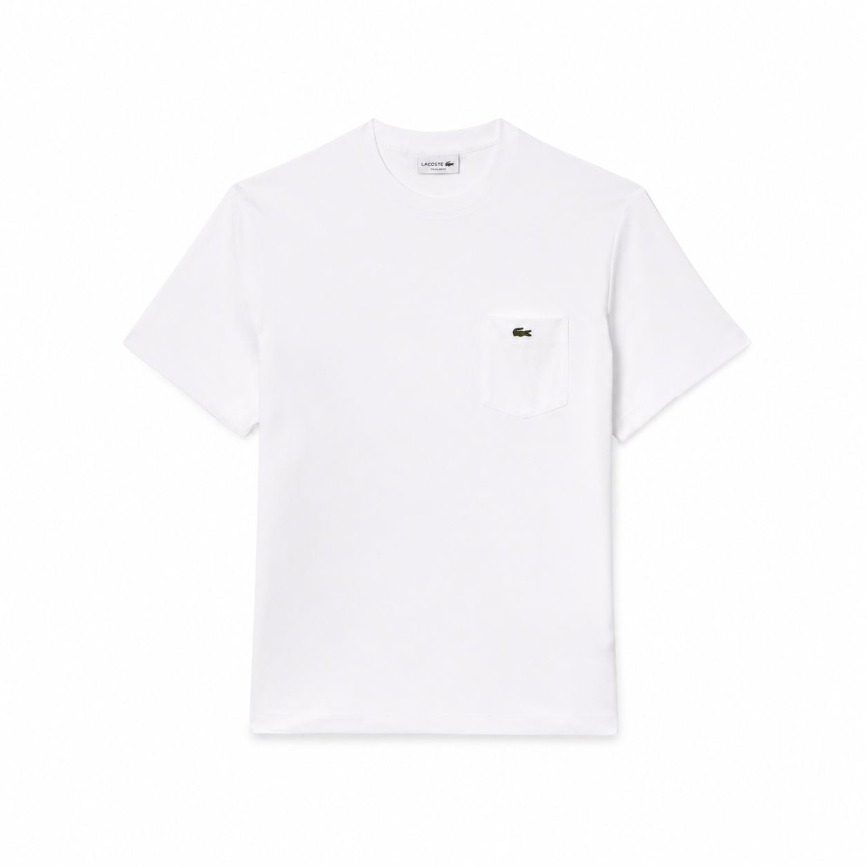 Lacoste Cotton T-Shirt with Chest Pocket