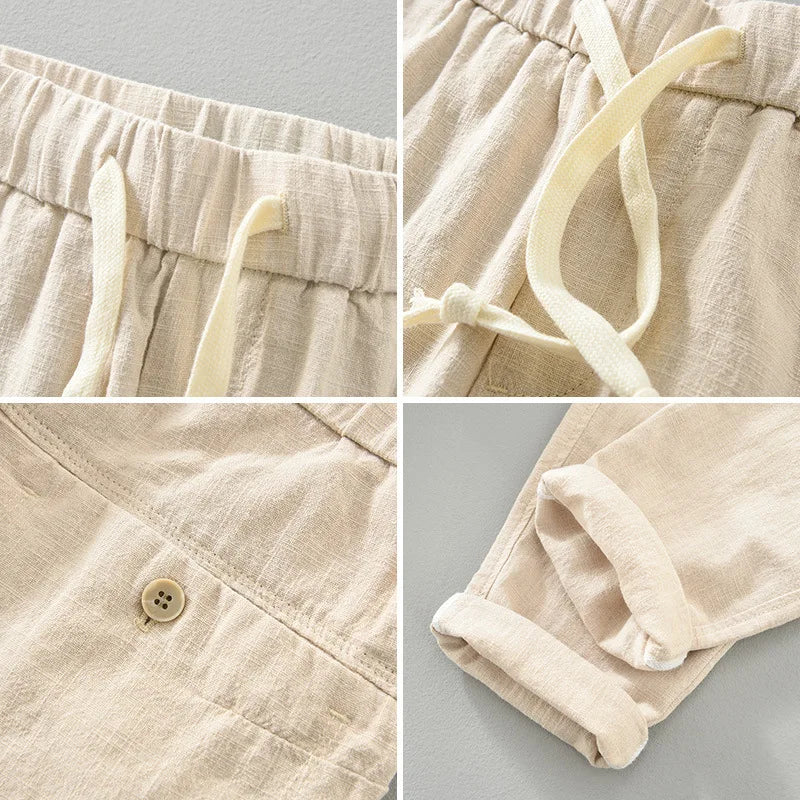 Men's Linen Trousers Rovino