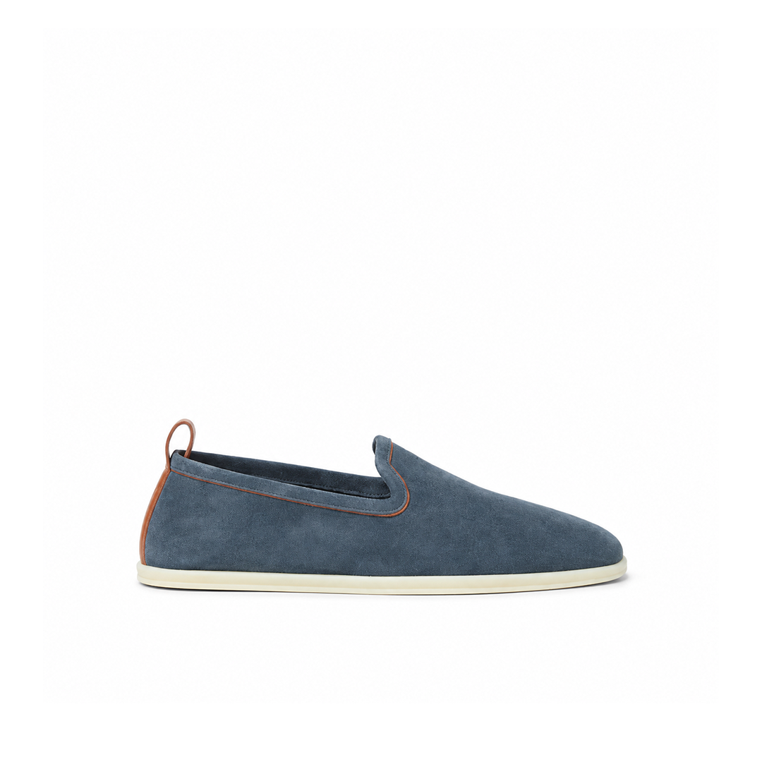 Loro Piana Moccasin Venice Walk - Black Figs