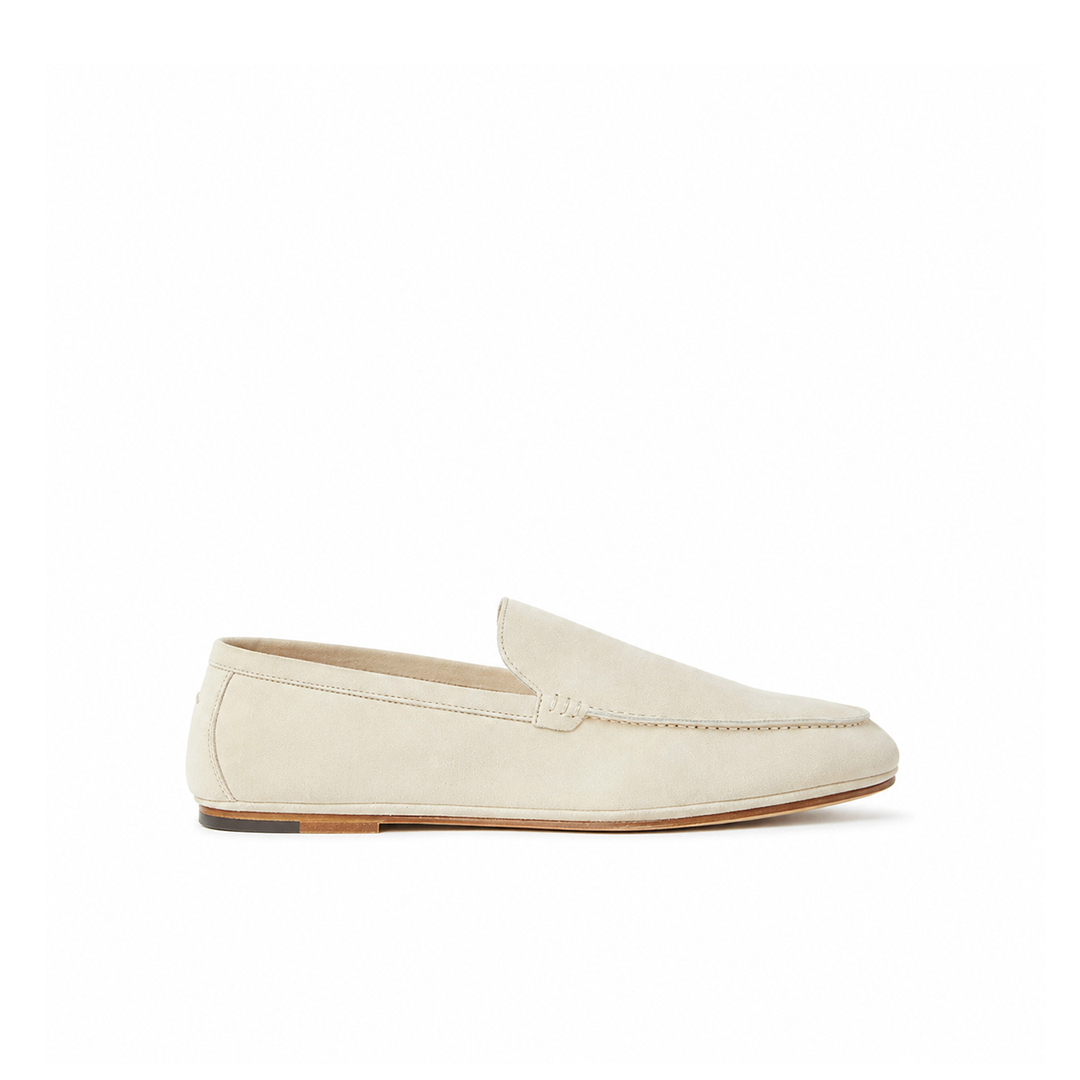Loro Piana Moccasin Summer Anton Walk - Yogurt