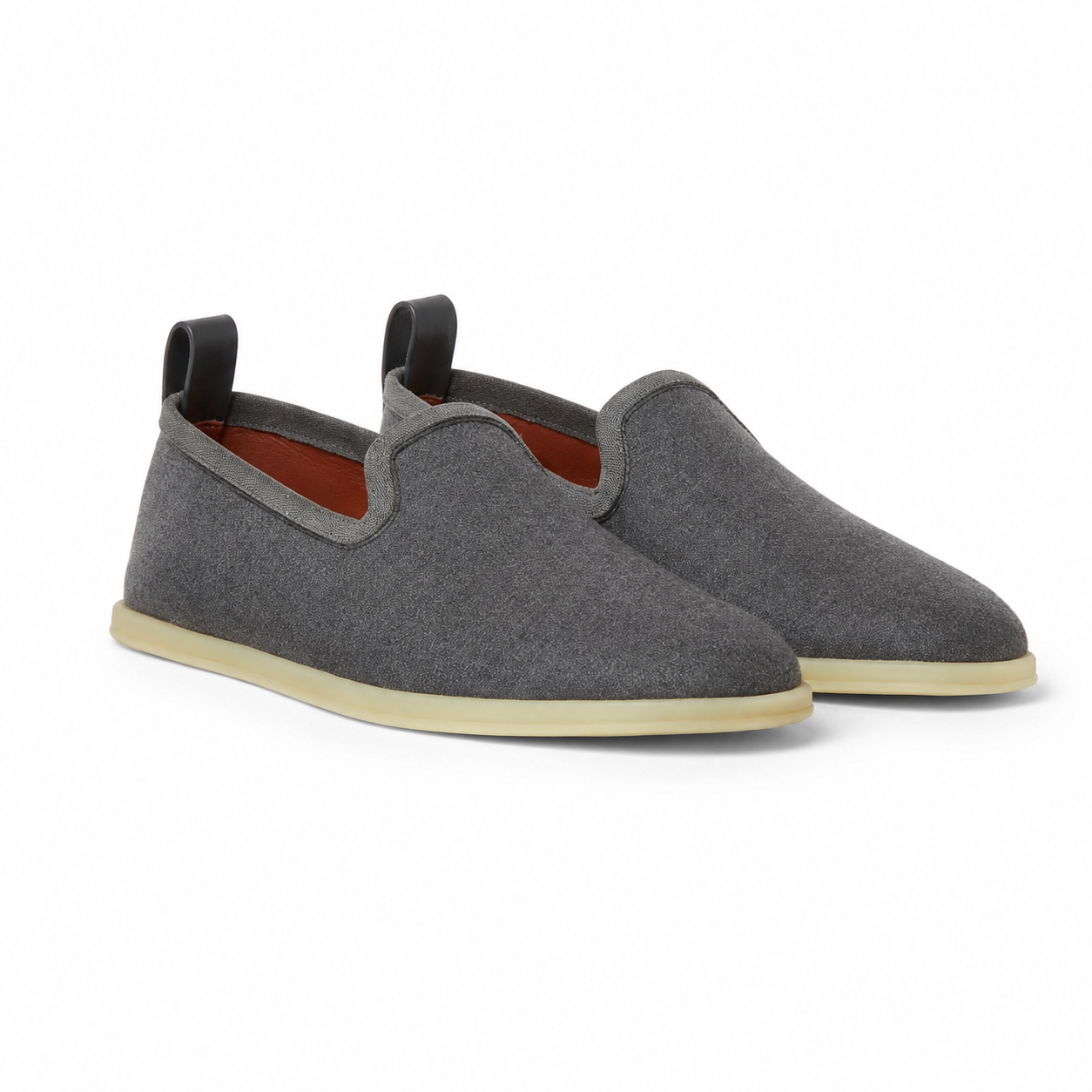 Loro Piana Moccasin Venice Walk the Gift of Kings Steel Whisper Melange