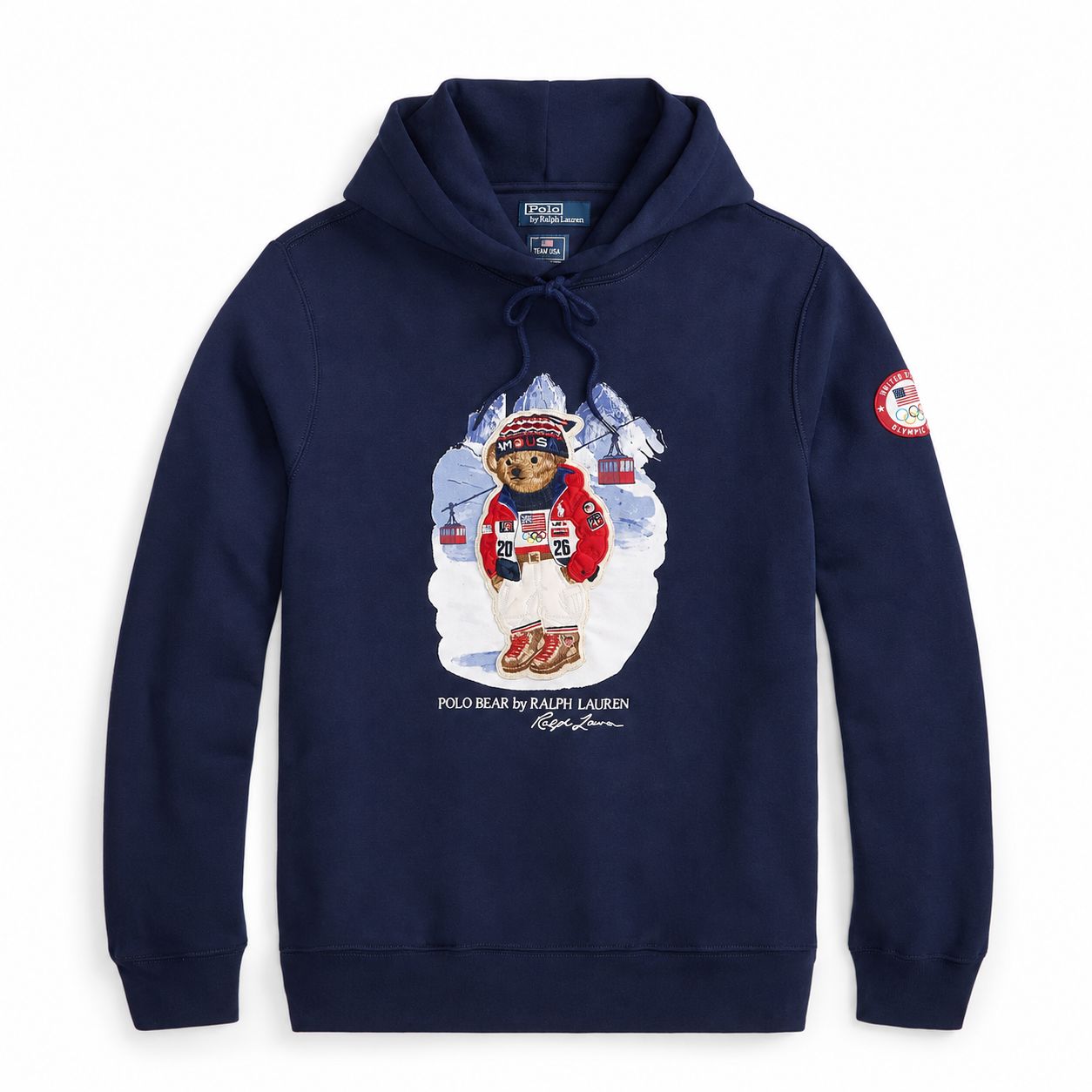 Ralph Lauren Team USA Polo Bear Hoodie