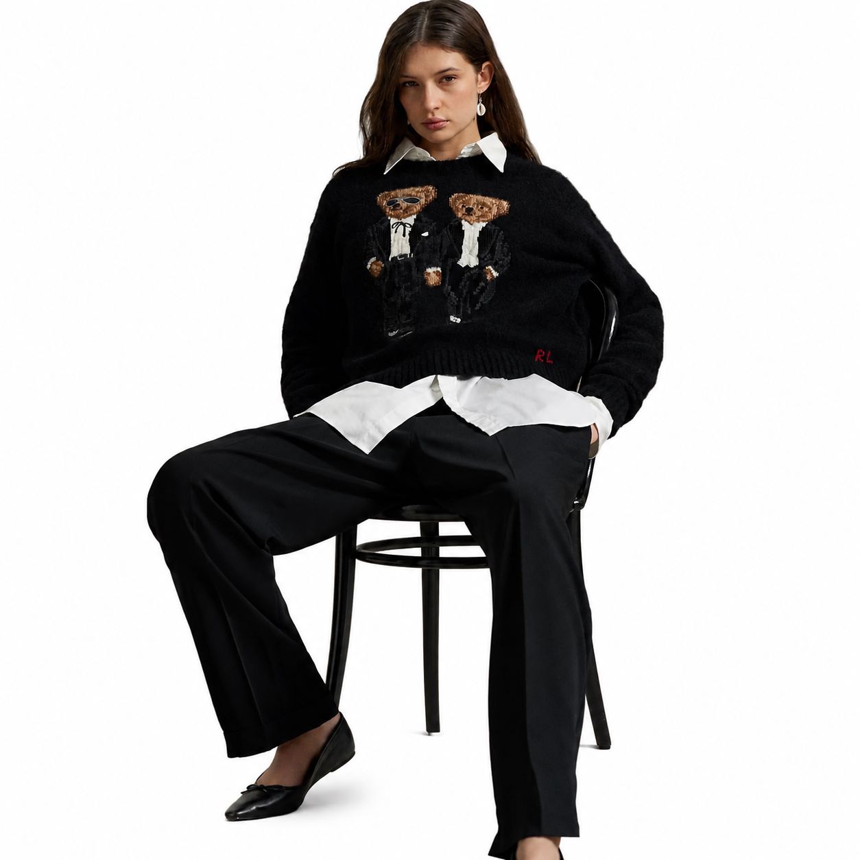 Ralph Lauren The Ralph & Ricky Tuxedo Bear Jumper