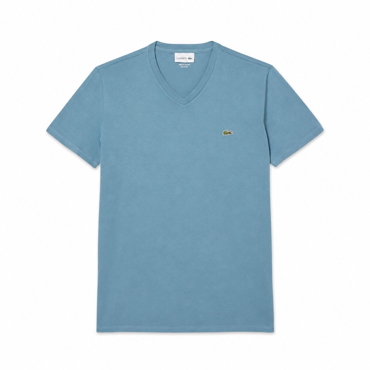Lacoste Men's V-Neck T-Shirt in Lightweight Pima Cotton