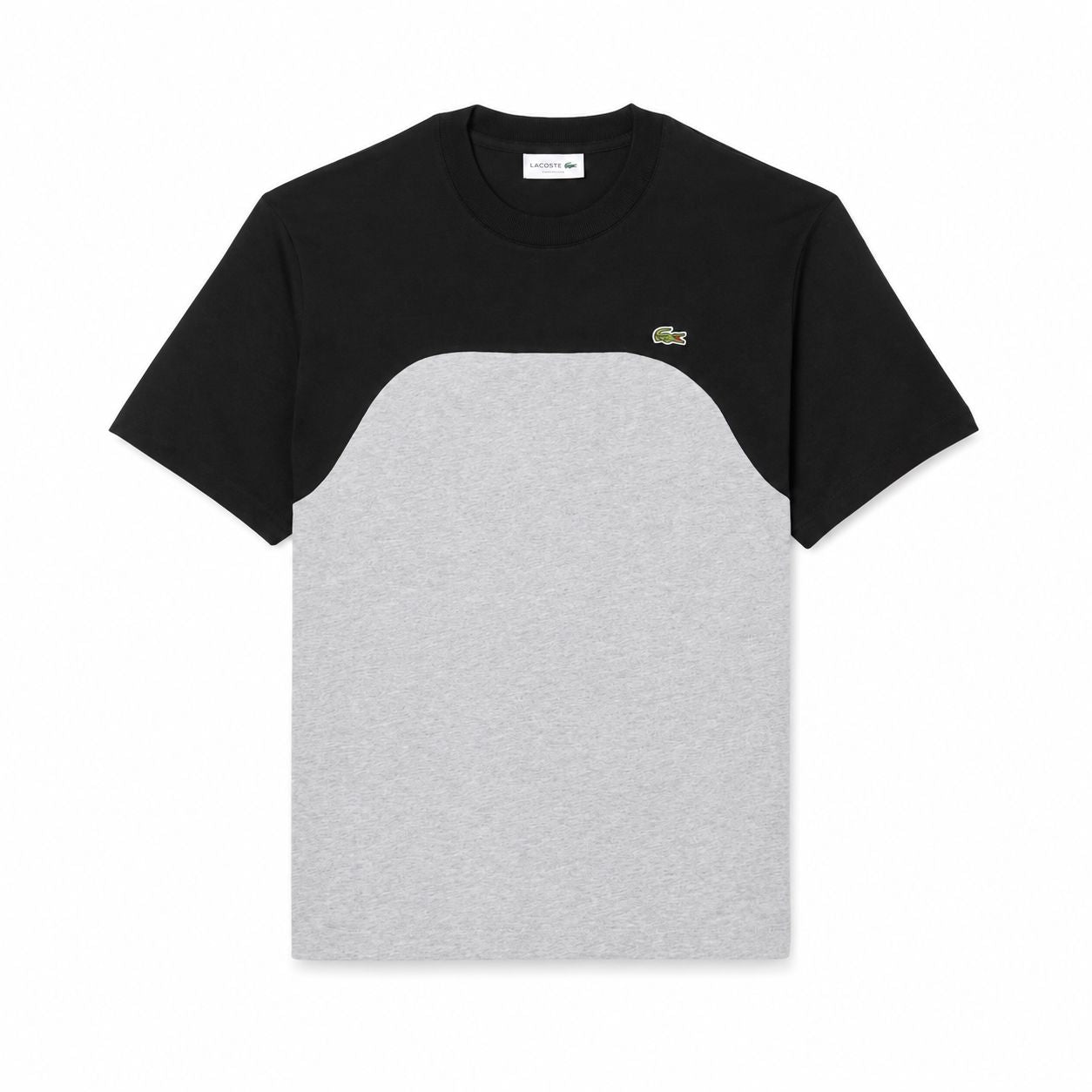 Lacoste Cotton Jersey T-Shirt with Colour-Block Design