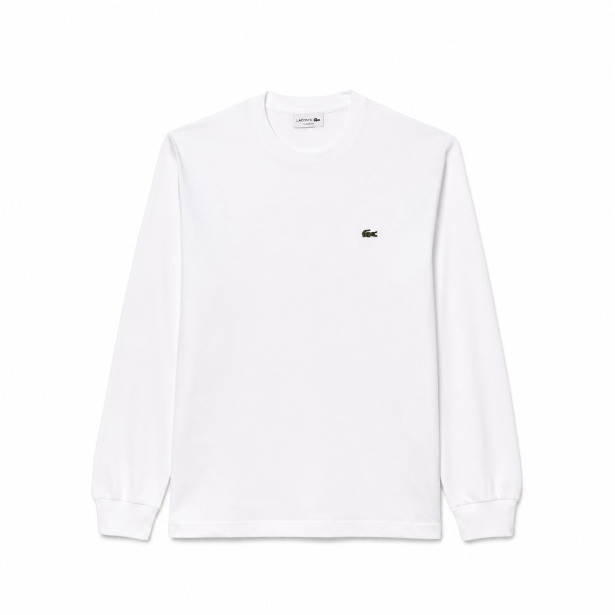 Lacoste Long Sleeve Cotton T-Shirt for Men