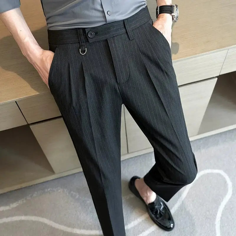 Striped Suit Trousers