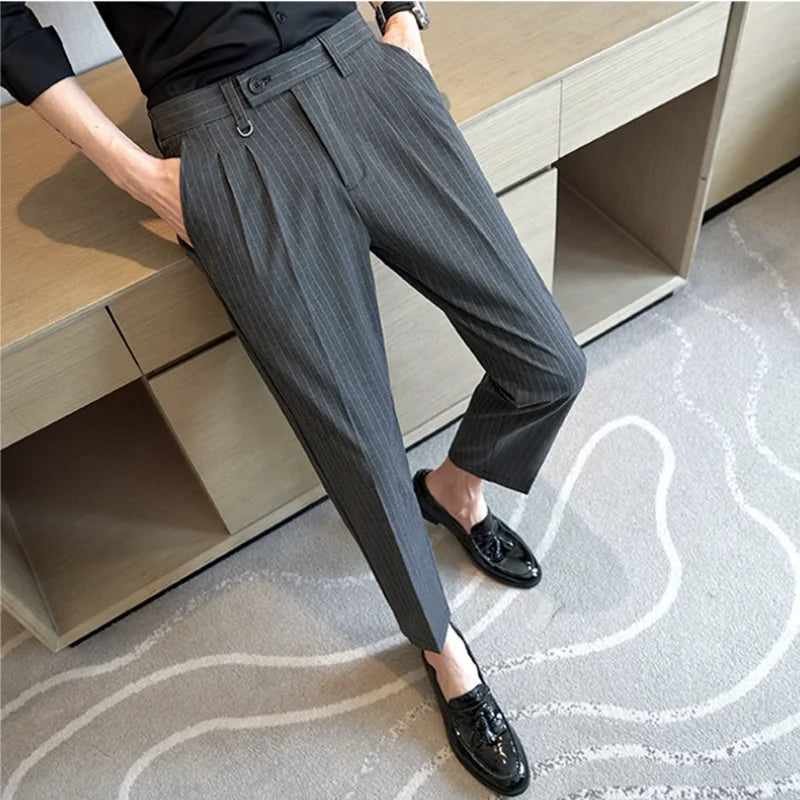 Striped Suit Trousers