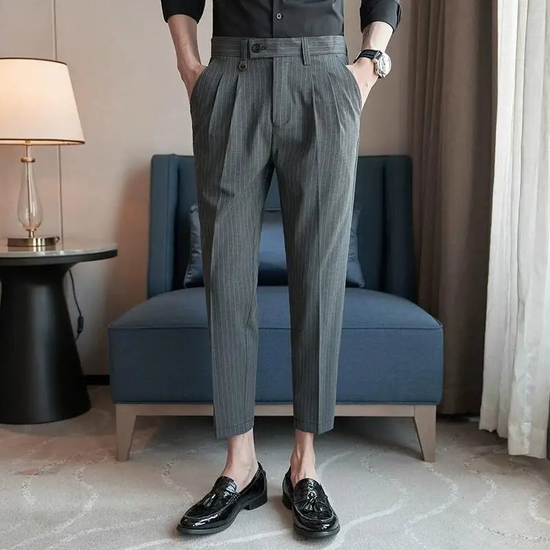 Striped Suit Trousers