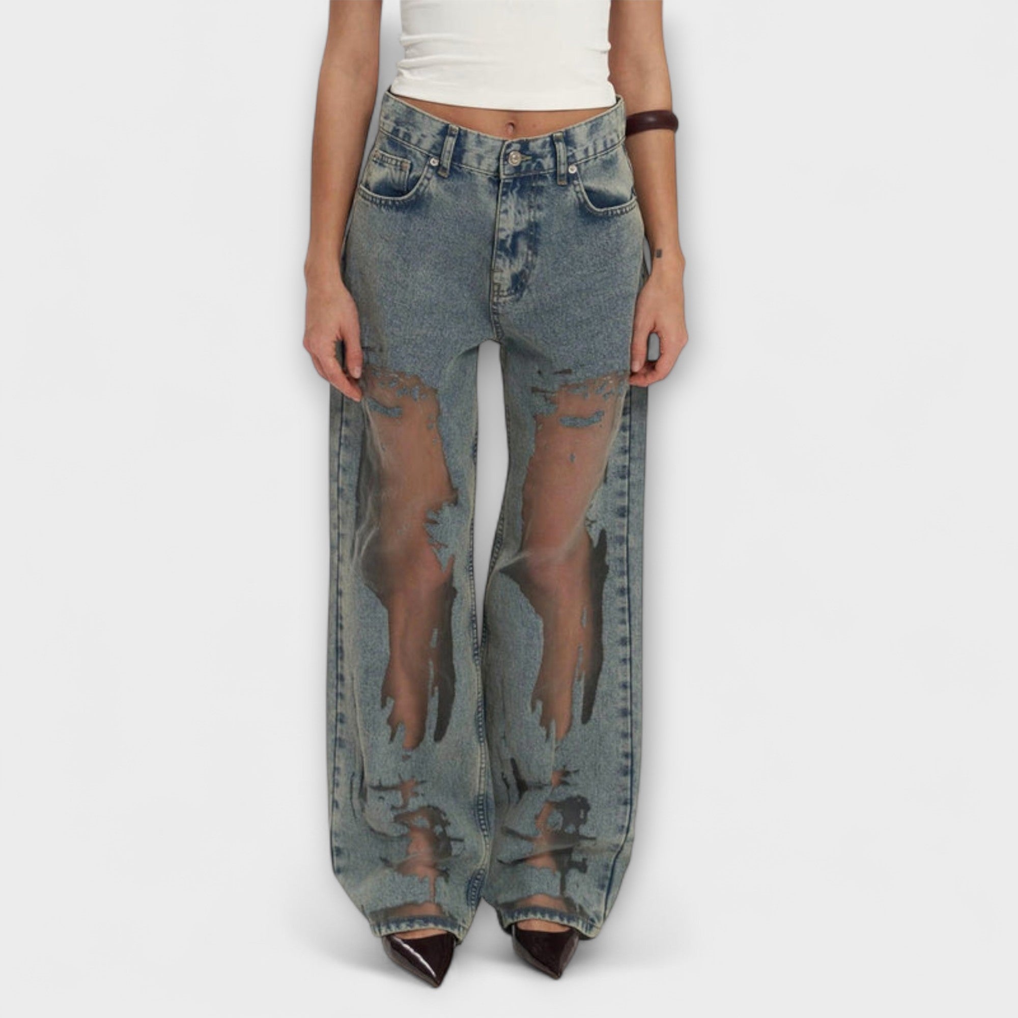 Rayne - Trixie Clear Blue Denim Jeans