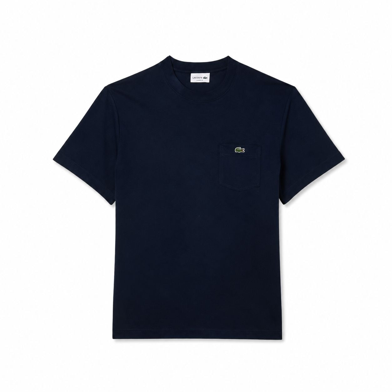 Lacoste Cotton T-Shirt with Chest Pocket