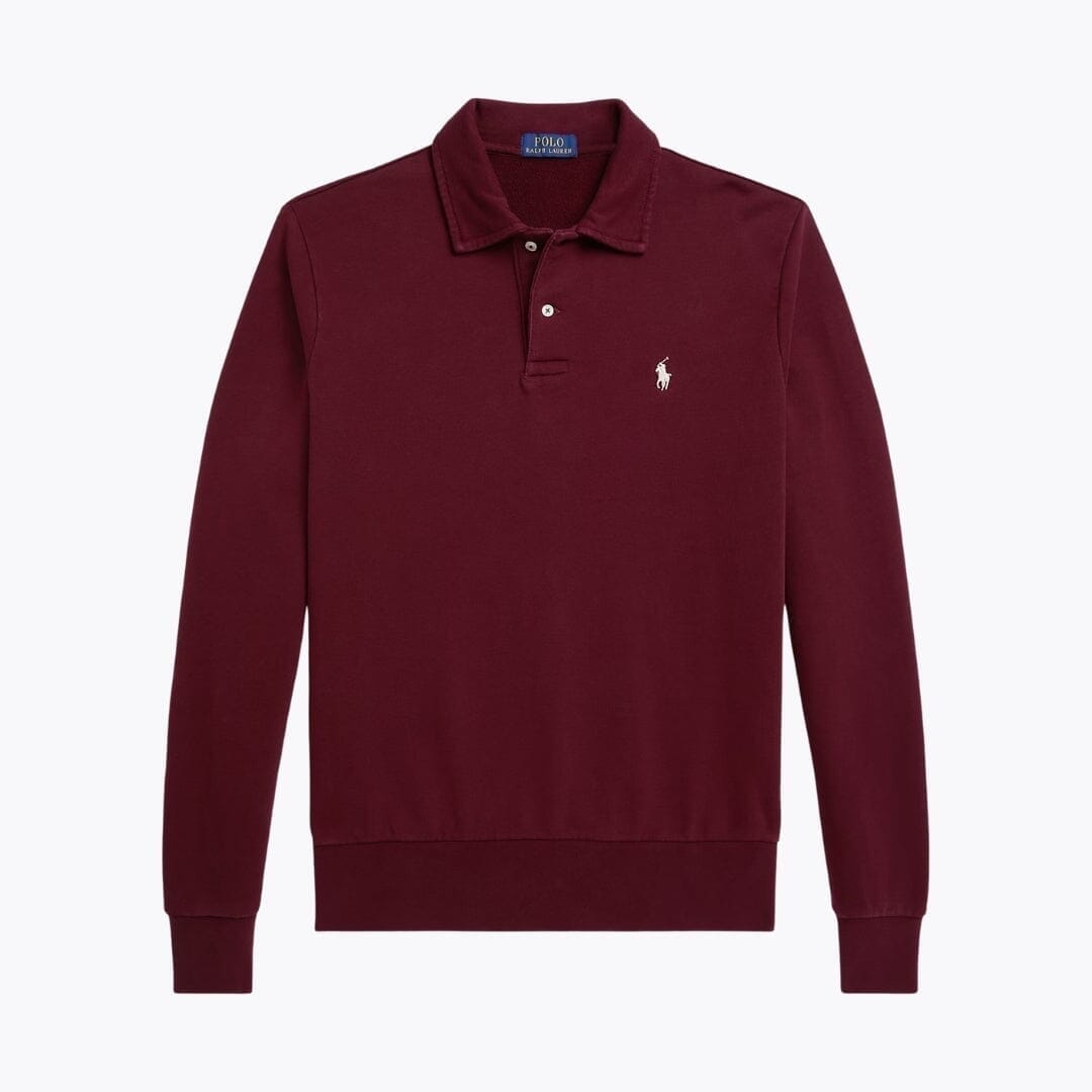 Ralph Lauren Loopback Fleece Sweatshirt With Collar