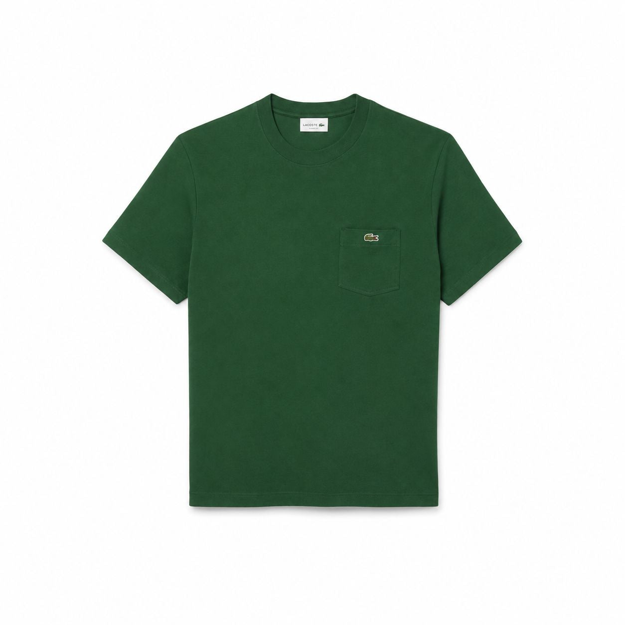 Lacoste Cotton T-Shirt with Chest Pocket