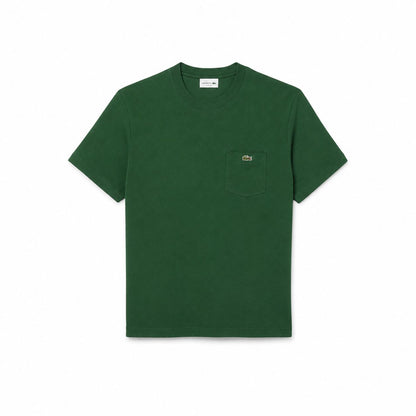 Lacoste Cotton T-Shirt with Chest Pocket
