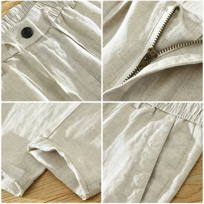Men's Linen Trousers Elegio