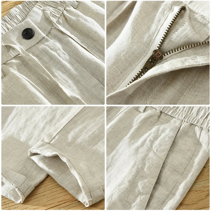 Men's Linen Trousers Elegio