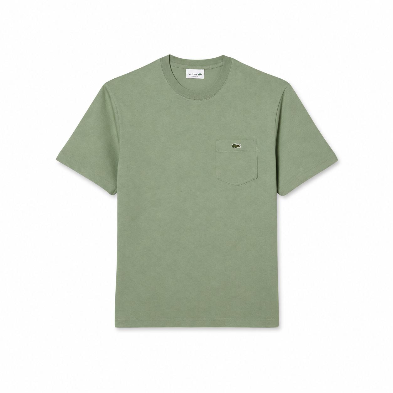 Lacoste Cotton T-Shirt with Chest Pocket