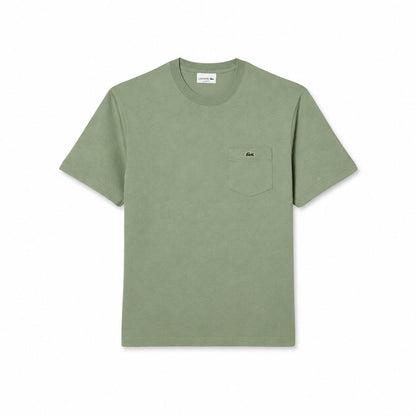 Lacoste Cotton T-Shirt with Chest Pocket