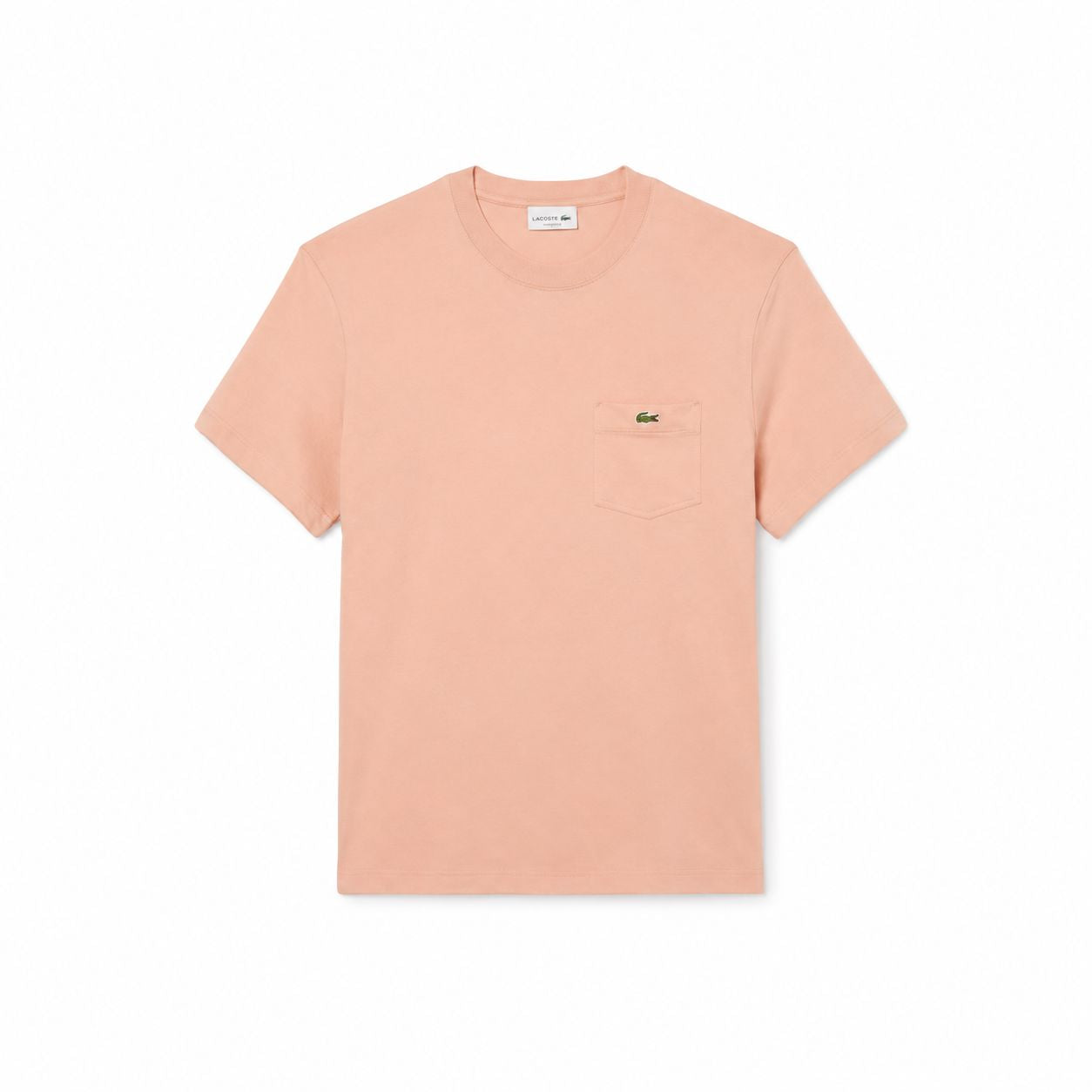 Lacoste Cotton T-Shirt with Chest Pocket