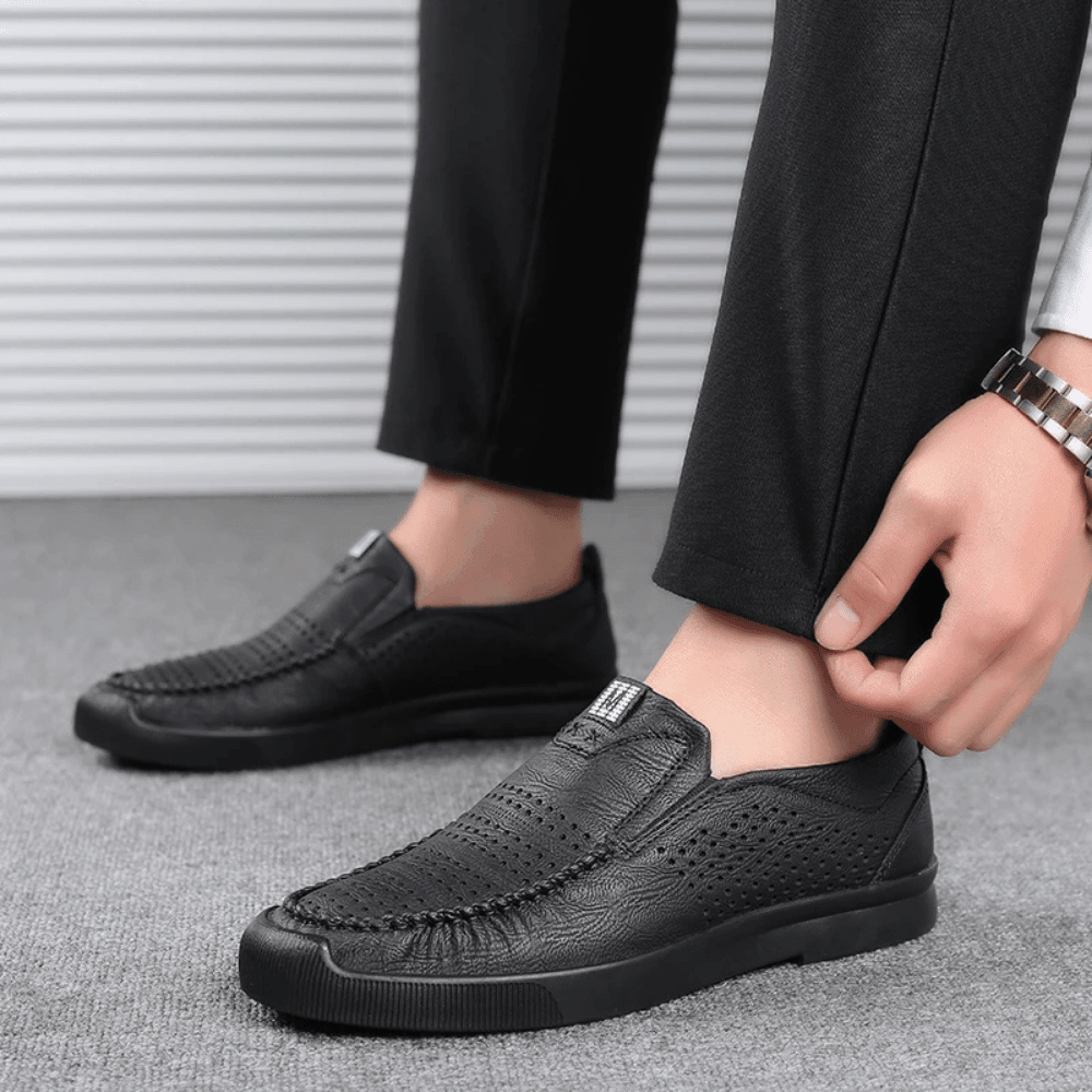 Men's Leather Moccasins Milan