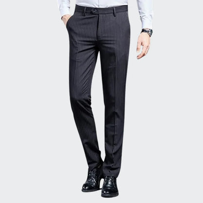 Premium Men's Suit Trousers Striped