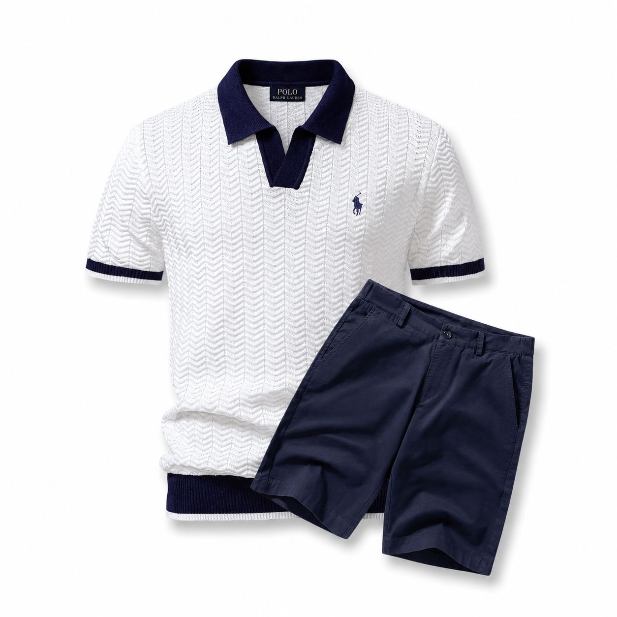 Ralph Lauren Old Money Polo Shirt & Shorts Set