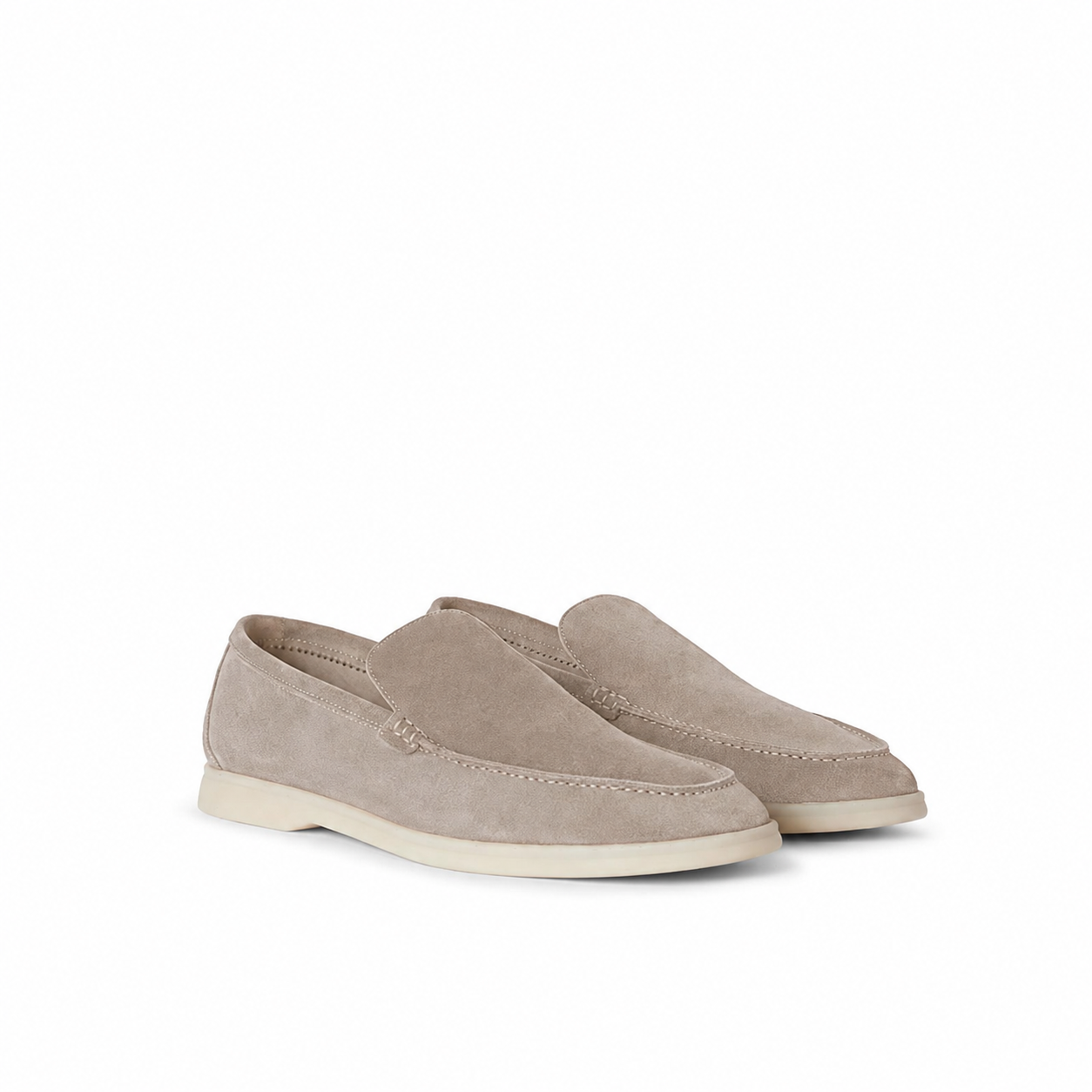 Loro Piana Moccasin Summer Walk - Classic Beige