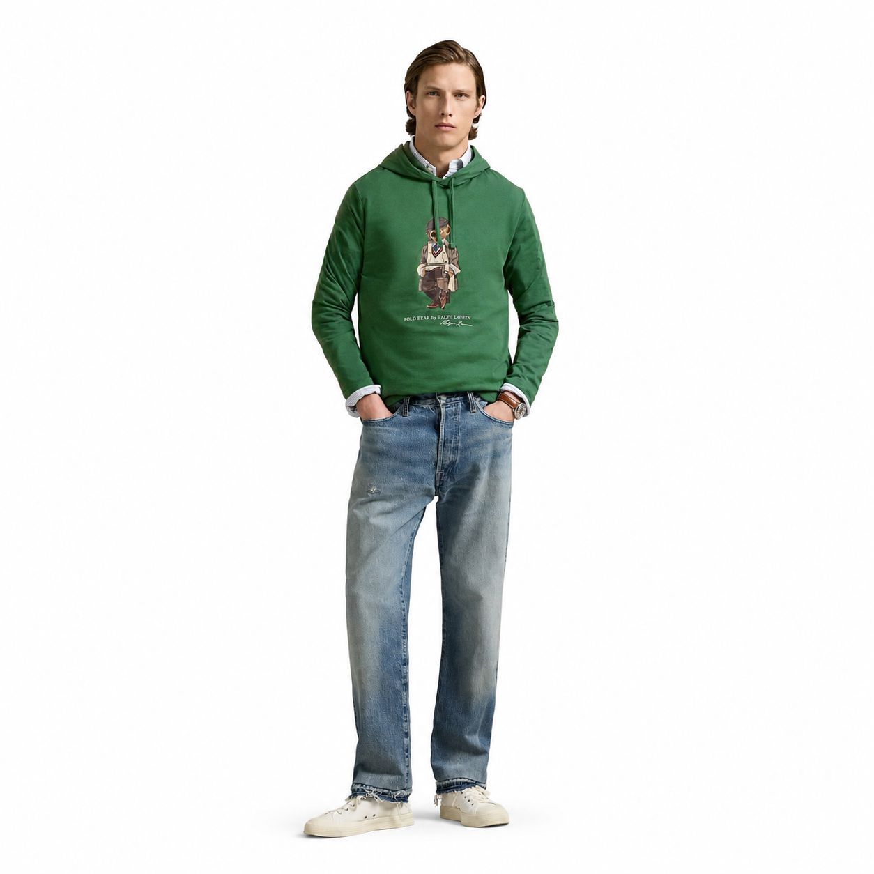 Ralph Lauren Polo Bear Jersey Hooded T-Shirt