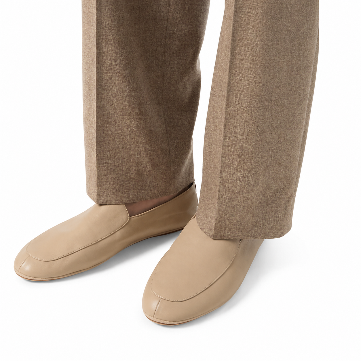 Loro Piana Moccasin Anton Walk Men - Sandstone