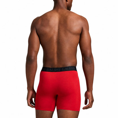 Ralph Lauren 4D-Flex Polo Bear Boxer Shorts, Pack Of 3