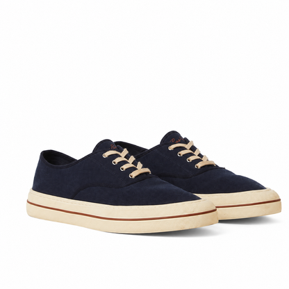 Loro Piana Sneaker Nantucket Walk Men, Blue Navy
