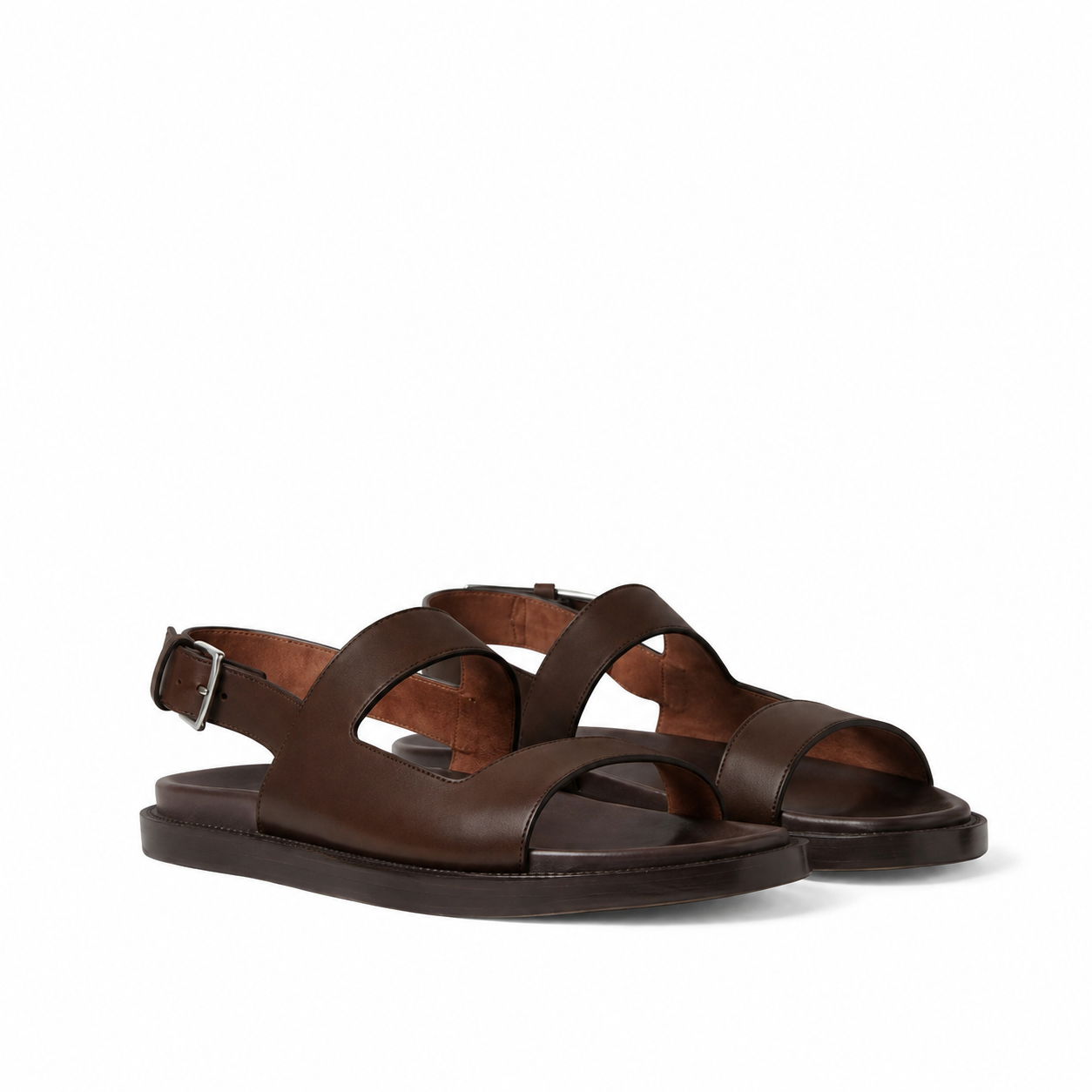Loro Piana Sandal New Nama Walk, Dark Moka