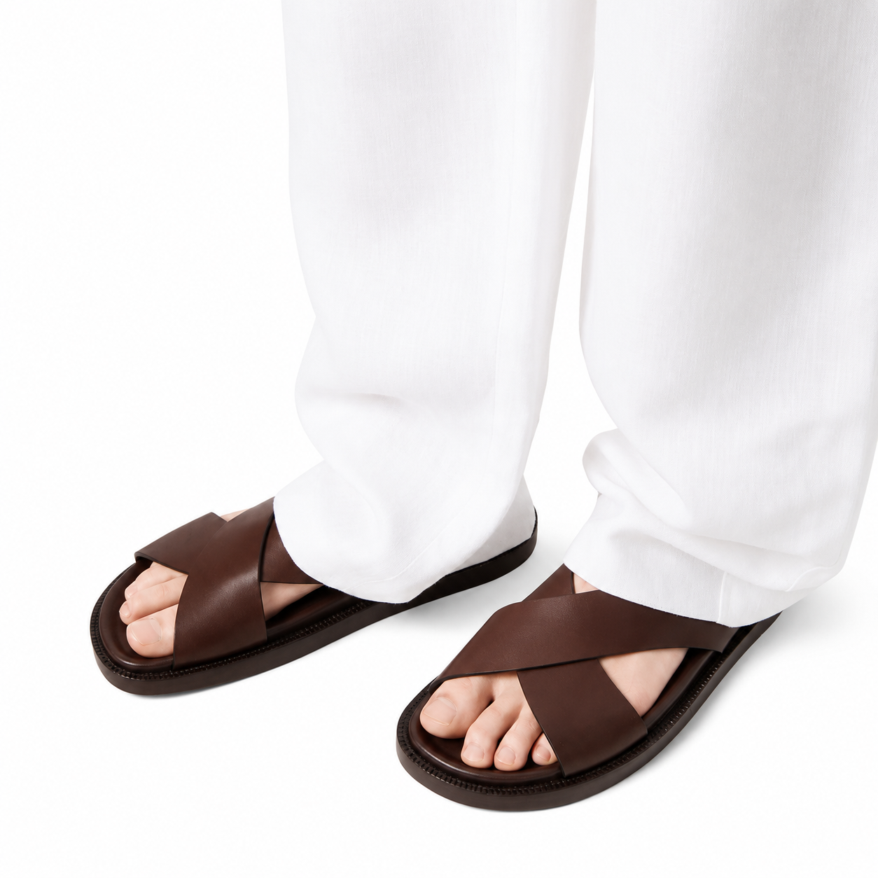 Loro Piana Riviera Slide Walk, Dark Moka