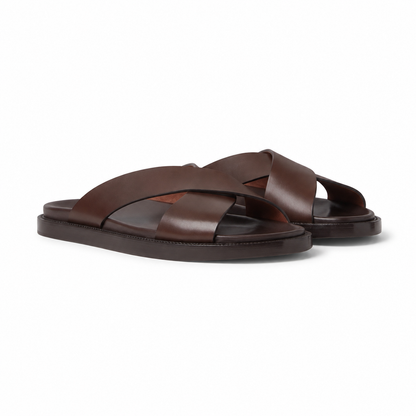 Loro Piana Riviera Slide Walk, Dark Moka