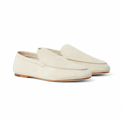 Loro Piana Moccasin Summer Anton Walk - Yogurt