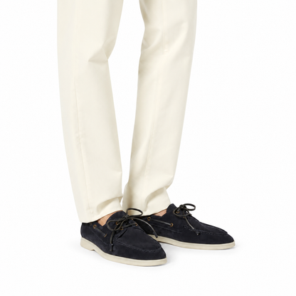 Loro Piana Moccasin Sea-Sail Walk - Blue Navy