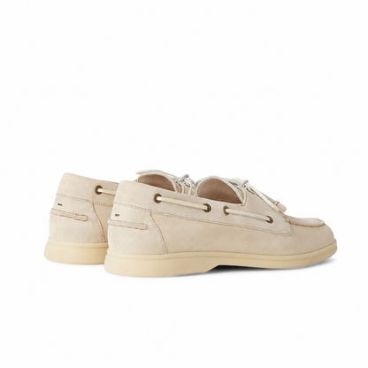 Loro Piana Moccasin Sea-Sail Walk - Ecru