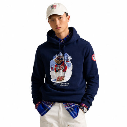 Ralph Lauren Team USA Polo Bear Hoodie