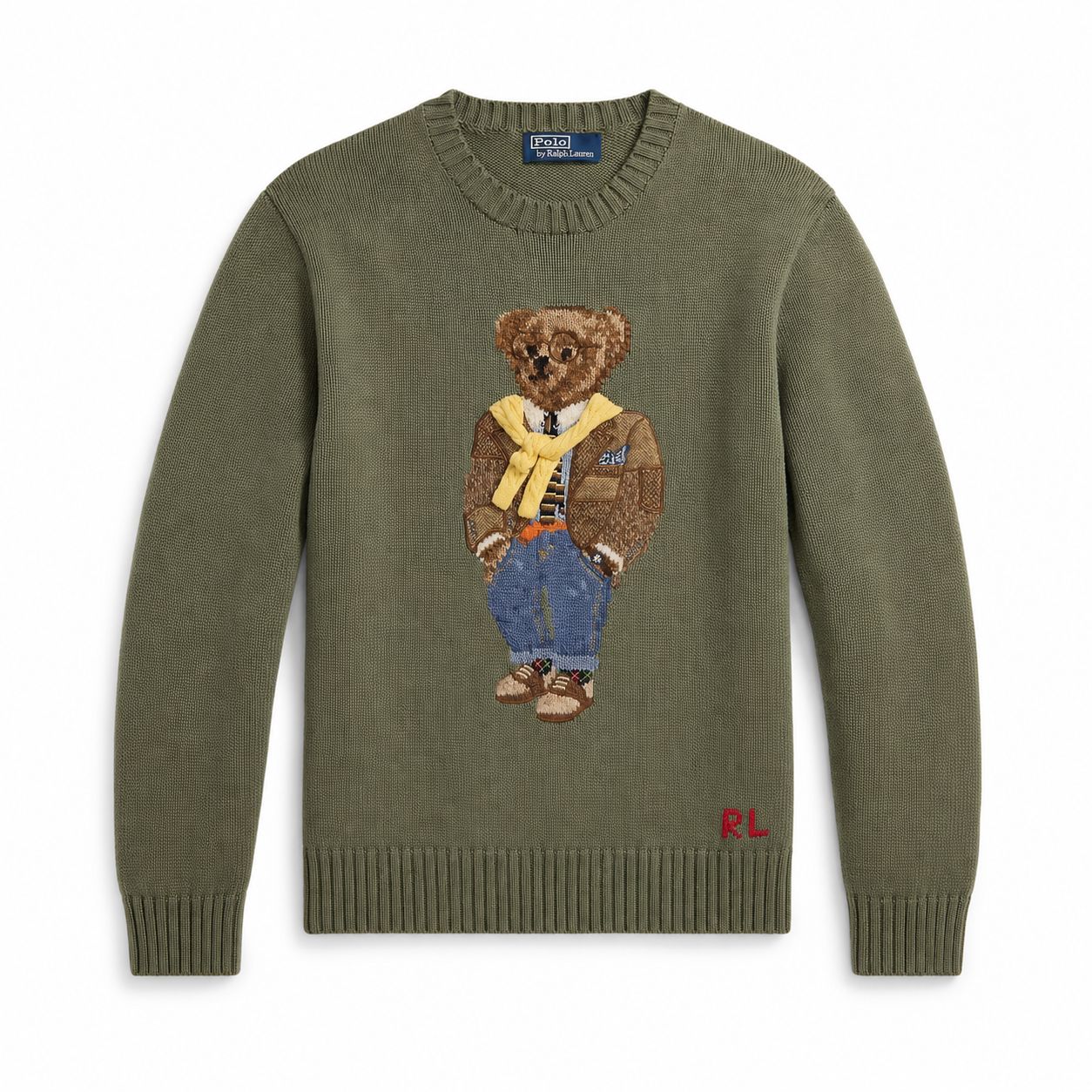 Ralph Lauren Polo Bear Intarsia-Knit Jumper