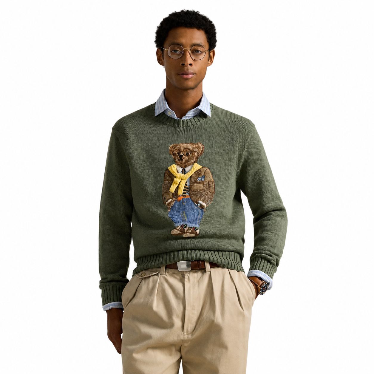 Ralph Lauren Polo Bear Intarsia-Knit Jumper