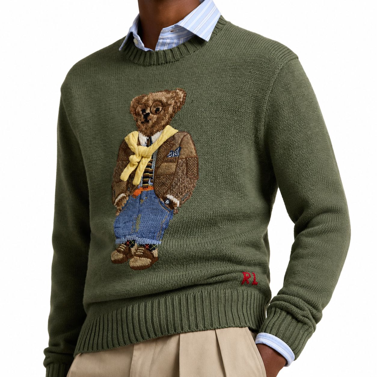 Ralph Lauren Polo Bear Intarsia-Knit Jumper