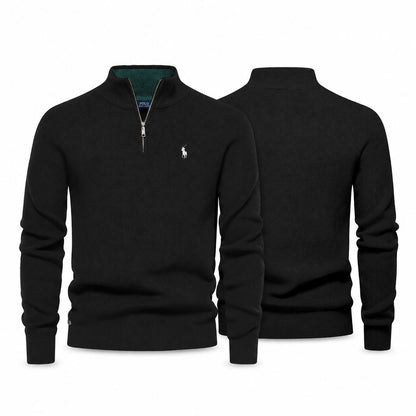 Ralph Lauren Premium Ribbed Zip Jumper