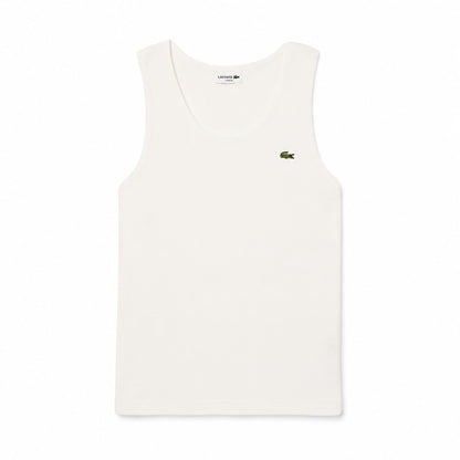 Lacoste Men's Slim Fit Ribbed Cotton Vest Top