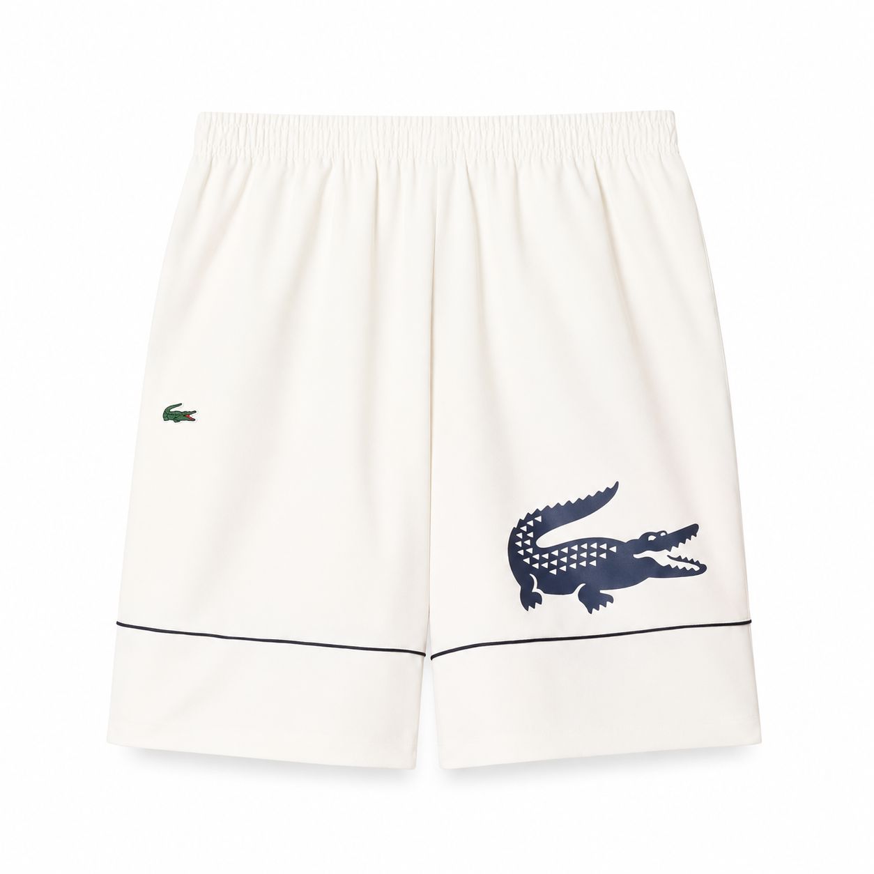 Lacoste Tennis Shorts In Printed Diamond Taffeta