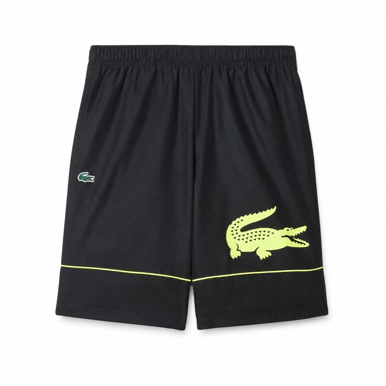 Lacoste Tennis Shorts In Printed Diamond Taffeta