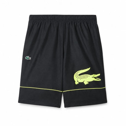 Lacoste Tennis Shorts In Printed Diamond Taffeta