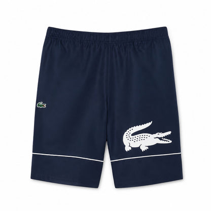 Lacoste Tennis Shorts In Printed Diamond Taffeta