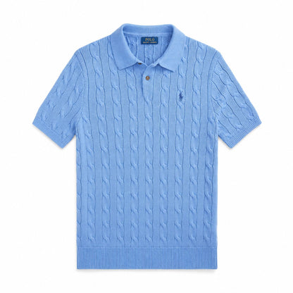 Ralph Lauren Cable-Knit Cotton Polo Jumper