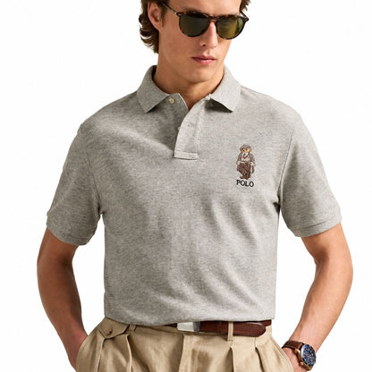 Ralph Lauren Classic Fit Polo Bear Mesh Polo Shirt