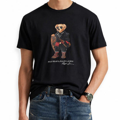 Ralph Lauren Classic Fit Polo Bear Jersey T-Shirt, Black